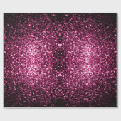 Donkere roze vlek met glanzend glitter cadeaupapier (Vlak)