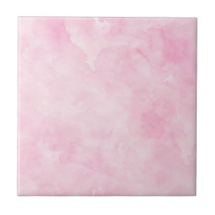 Donkere roze Waterverf Verf  kunst Feminine Art Tegeltje
