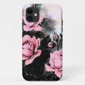  donkere Rozen Case-Mate iPhone Case (Achterkant)