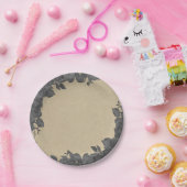 donkere Rozen en kraftweddenschappen Papieren Bordje (Feest)