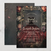  donkere Rozen jurk gotisch Vrijgezellenfeest Kaart (Voorkant / Achterkant)