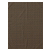 Donkere Rustic Burlap met Golden Glow Tafelkleed (Voorkant)