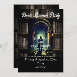 Donkere rustieke Boekenplanken Achtergrond Kaart