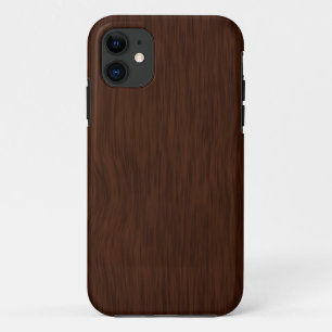 Donkere ruw hout Achtergrond iPhone 11 Hoesje