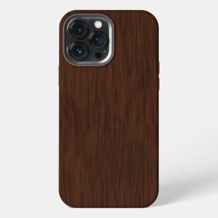 Donkere ruwe houtnerf achtergrond iPhone 13 pro max hoesje