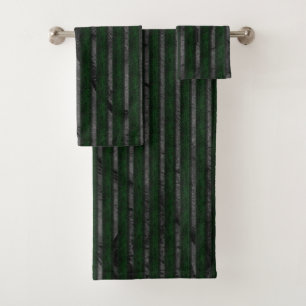 Donkere ruwe strepen over gekleurd abstract ontwer bad handdoek