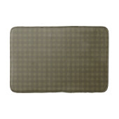 Donkere Sage Groene Gingham Plaid Patterned Badmat (Voorkant)