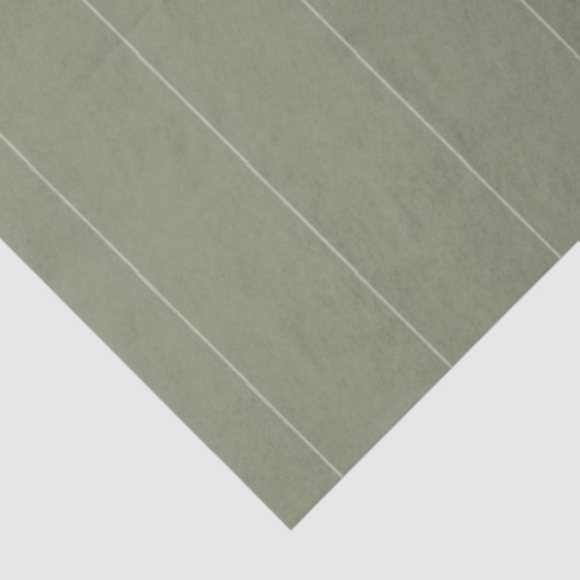 Donkere Sage Groene Pin Gestreept Tissuepapier (Detail)