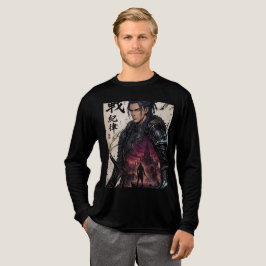 Donkere Samurai Fantasy Krijger Grafische T-Shirt