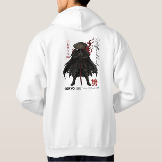 Donkere Samurai Krijger Pantser Japanse Gotiek Ron Hoodie
