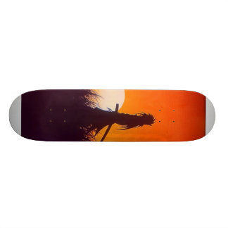 donkere samurai persoonlijk skateboard