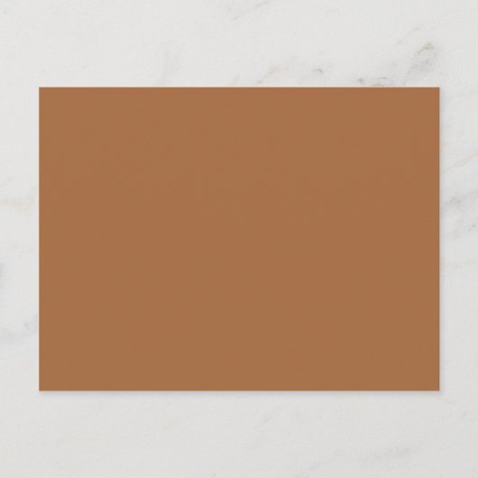 Donkere Sandy Beige Coffee Caramel Bruin Alleen kl Briefkaart (Voorkant)