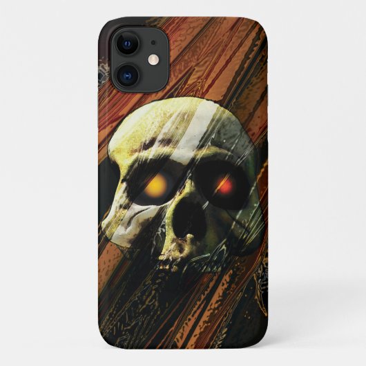 Donkere schedel Case-Mate iPhone case (Achterkant)