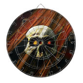 Donkere schedel dartbord (Voorkant)