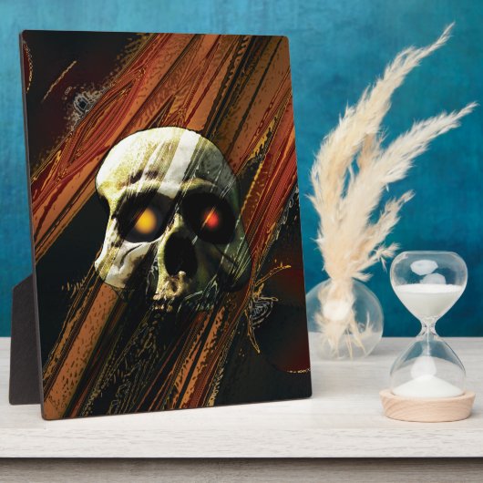 Donkere schedel fotoplaat (Zijkant)