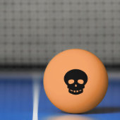 Donkere schedel pingpongbal (Net)