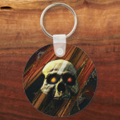 Donkere schedel sleutelhanger (Voorkant)