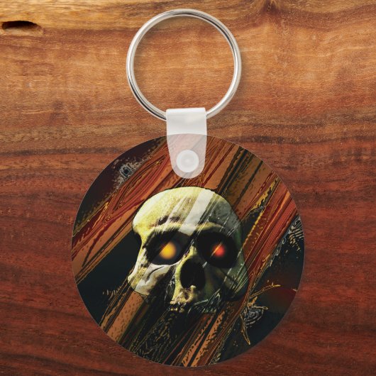 Donkere schedel sleutelhanger (Voorkant)