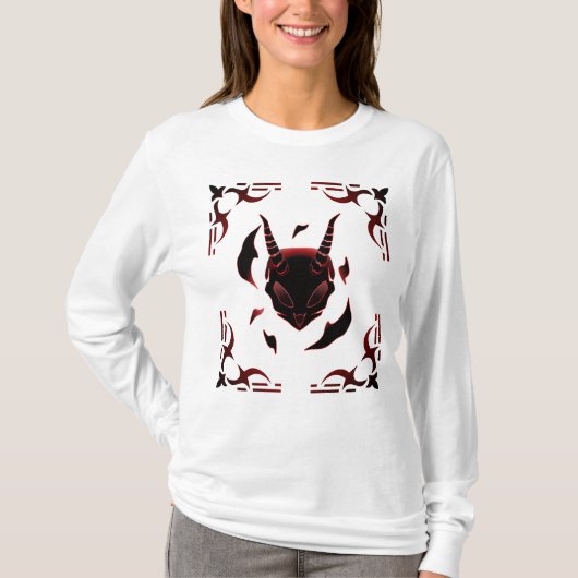 donkere schedel t-shirt (Voorkant)