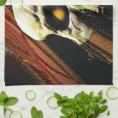 Donkere schedel theedoek (Gevouwen)