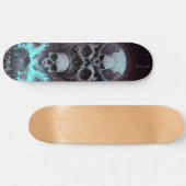 Donkere schedel Water 2 Persoonlijk Skateboard (Horizontaal)