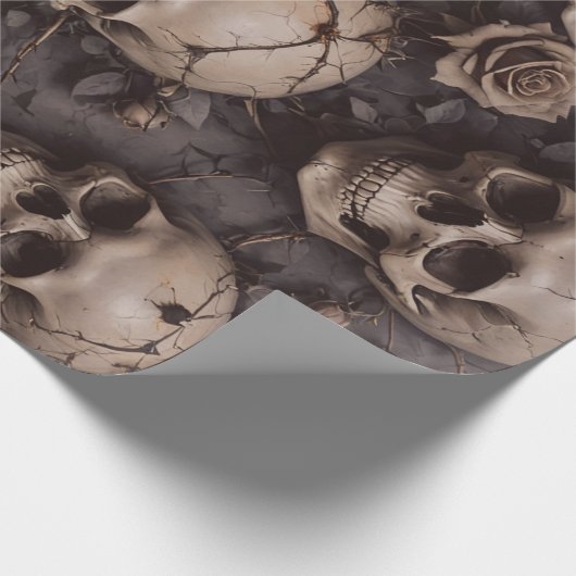 Donkere schedels inpakpapier (Hoek)