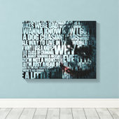 Donkere scheerminstallijn (glans) canvas afdruk (Insitu (Houten vloer))