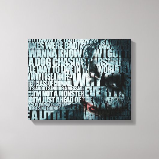 Donkere scheerminstallijn (glans) canvas afdruk (Voorkant)