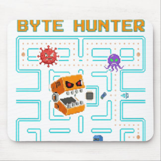 Donkere, scherpe arcadespel Pixel Schedel Parodie Muismat