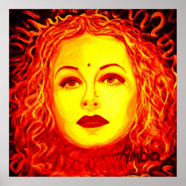 Donkere schoonheid 20x20-inch Poster