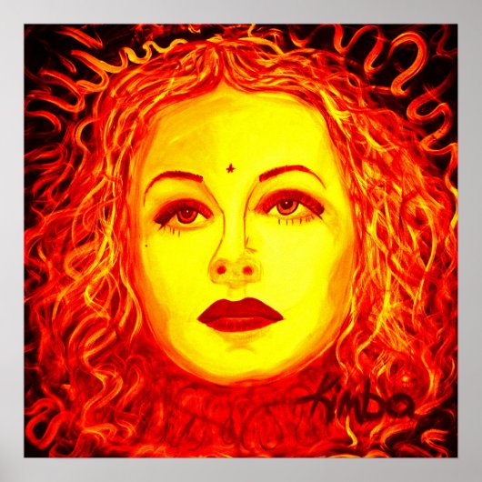 Donkere schoonheid 20x20-inch Poster (Voorkant)