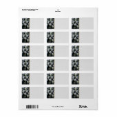 Donkere schoonheid etiket (Full Sheet)