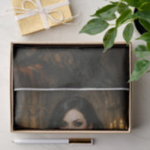 Donkere schoonheid tissuepapier (Geschenk)
