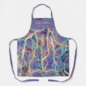 donkere schoonheidsberoerte schort (Voorkant)