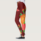 Donkere schuur Rode Leggings (Links)