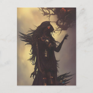 Donkere sci-Fi Fantasy Briefkaart