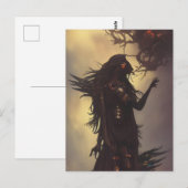 Donkere sci-Fi Fantasy Briefkaart (Voorkant / Achterkant)