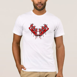 Donkere selecta Waterverf Logo shirt