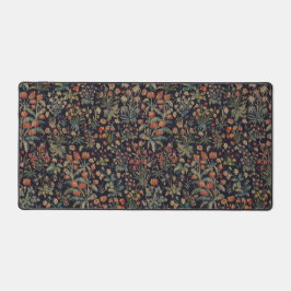 Donkere Sfeervolle Middernachtbos Bloemige Botanis Bureaumat