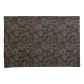 Donkere Sfeervolle Vintage Bloem Gothic Cottage Kussensloop (Voorkant-Rechts)