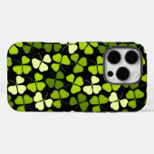 Donkere Shamrock patroon groen & zwart Case-Mate iPhone Case (Achterkant (horizontaal))