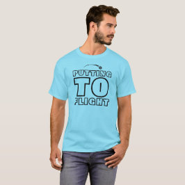 Donkere shirt in vlucht