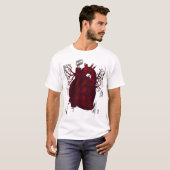 Donkere Shirt van het menselijk hart (Voorkant volledig)
