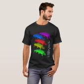 Donkere Shirten voor regenboogforel T-shirt (Voorkant volledig)