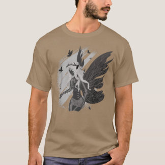 Donkere Skeleton Fairy Fantasy T-shirt