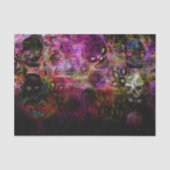 Donkere skeleton tissuepapier (Voorkant)