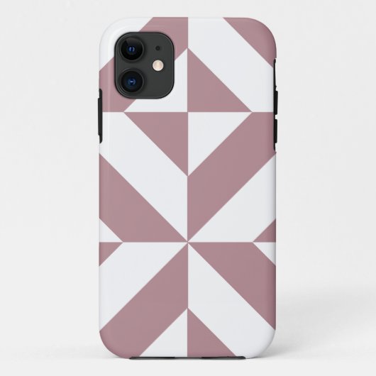 Donkere slijmvliespatroon voor geometrische decode Case-Mate iPhone case (Achterkant)