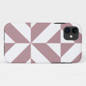 Donkere slijmvliespatroon voor geometrische decode Case-Mate iPhone case (Achterkant (horizontaal))