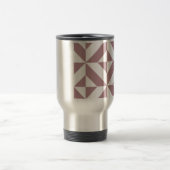 Donkere slijmvliespatroon voor geometrische decode reisbeker (Center)
