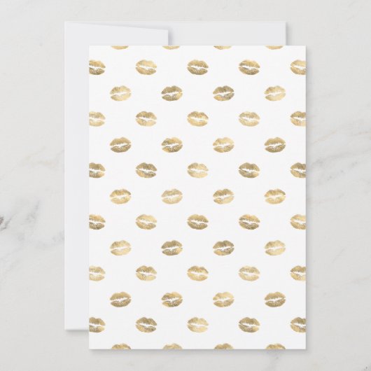 Donkere smaragd en goudparen kaart (Achterkant)